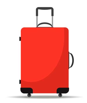 L-policarbonato carcasa dura rojo Travelhouse londres 2er viaje maleta set S 